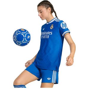 Adidas - Real Madrid 25/26 - Dames T-shirt - Blauw - Korte Mouwen