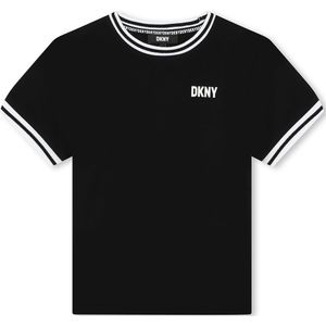 Dkny D60035 Short Sleeve T-shirt Zwart 6 Years