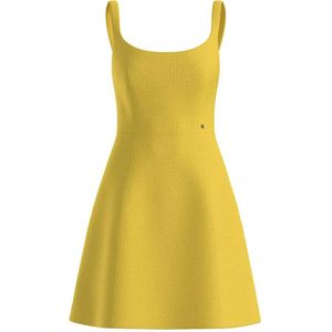 Jurk - Katera-1 - Effen - Kort - Mouwloos - Getailleerd - Slanke Pasvorm