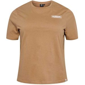Hummel Legacy Regular Plus Short Sleeve T-shirt Bruin XL Vrouw