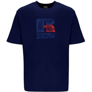 Russell Athletic Emt E36201 Short Sleeve T-shirt Blauw L Man