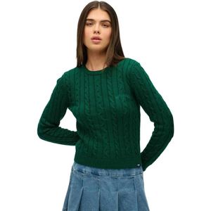 Superdry - Essentials Slim - Trui - Groen - Acryl