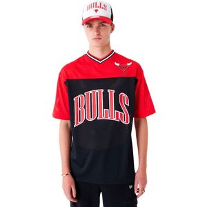 New Era Arch Grphc Mesh Chicago Bulls T-shirt Met Korte Mouwen