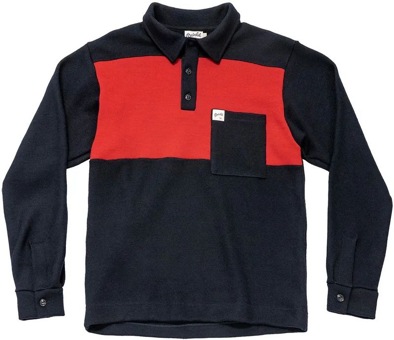 Devold - Archive Ferry - Lange Mouw Poloshirt - 100% Wol
