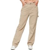 Superdry - Cord Carpenter Broek - Baggy - Zwart - Biologisch Katoen