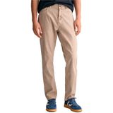 Gantvoor mannen. 1000306 Beige katoen en linnen Regular Fit Jeans (39/34), Casual