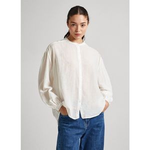 Pepe Jeans Petra Long Sleeve Blouse Wit XS-S Vrouw