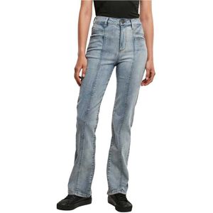 Urban Classics Straight Slit Hoogzittende Jeans