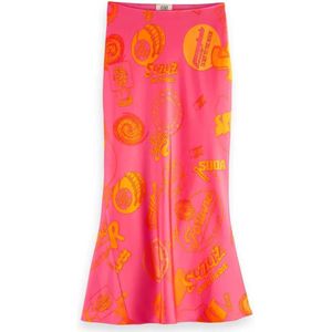 Scotch & Soda Ufs00597m Satin Midi Rok