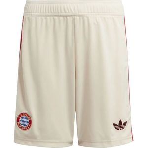 Adidas - Fc Bayern Munich 24/25 3 Stripes - Korte Broeken - Rood - Polyester