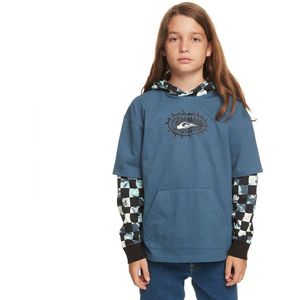 Quiksilver Check This Up Ds Crew Neck Sweater Blauw 10 Years