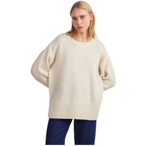 PIECES Sweater PCNANCY van Gerecycled Polyester Ecru