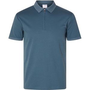 Selected Fave Short Sleeve Polo Blauw S Man