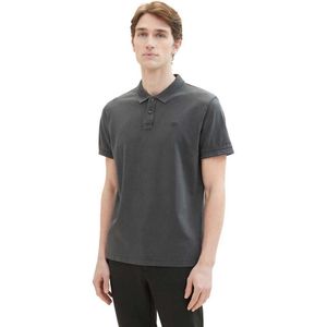 Tom Tailor Garment Dye Korte Mouw Poloshirt