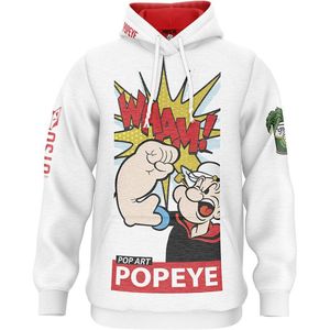 Otso Popeye Pop Art Hoodie Wit 2XL Man