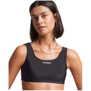 Superdry - Sportieve Bikinitop - Zwart - Gerecycled Polyester