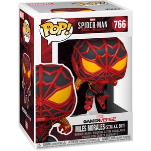 Funko Pop Marvel Spiderman Miles Morales S.t.r.i.k.e. Suit Oranje