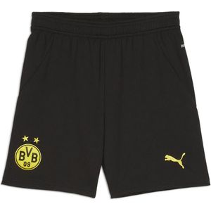 PUMA Borussia Dortmund Thuisbroekje Kids - 2024-2025 - Zwart Geel