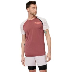 New Balance Accelerate Pacer Short Sleeve T-shirt Roze XL Man
