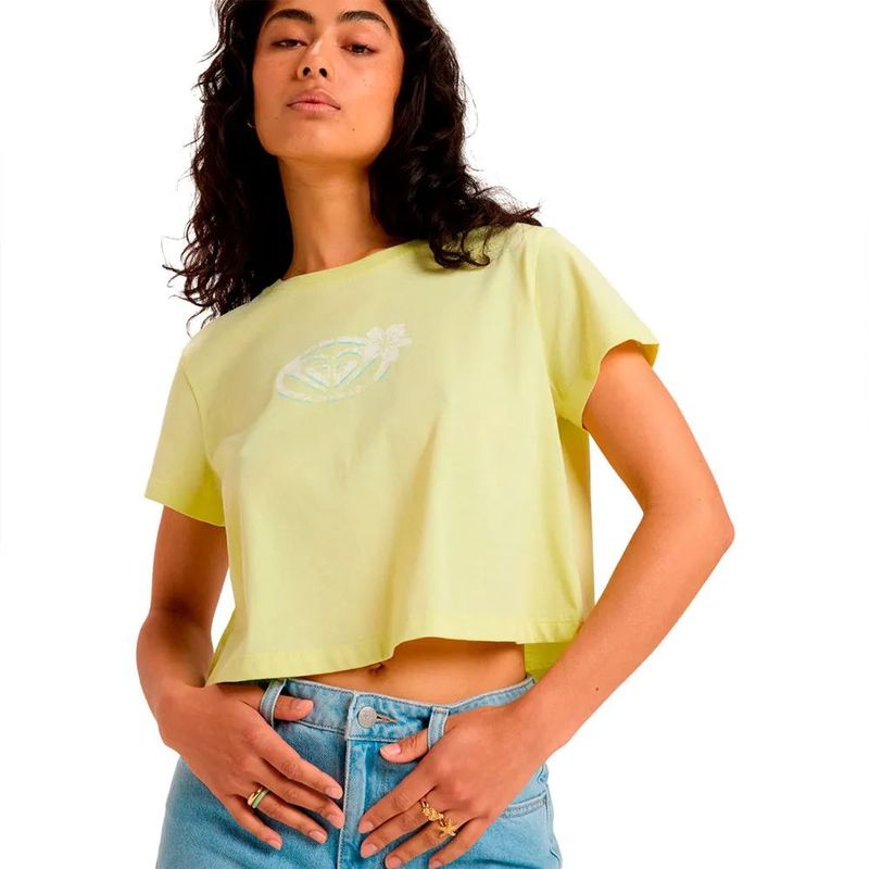 Roxy - People Speak - T-shirt met Zeefdruk met Korte mouw voor Dames