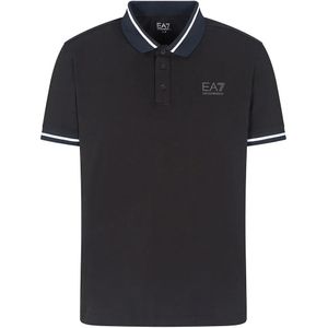 Ea7 Emporio Armani Natural Ventus 7 St Korte Mouw Poloshirt