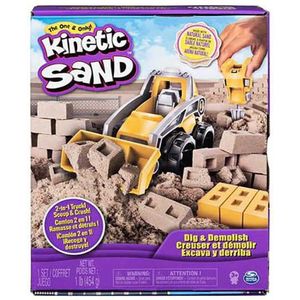 Spin Master Kinetic Sand Dig And Demolish Board Game Zilver
