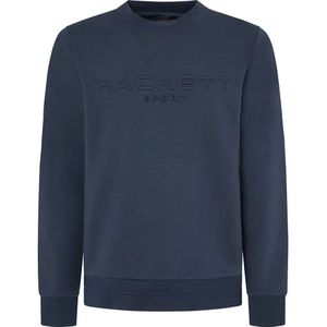 Hackett Embossed Sweatshirt Blauw Man
