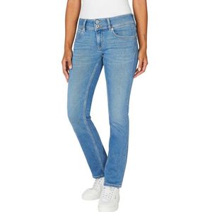 Pepe Jeans Pl204729 Slim Fit Jeans Blauw 27 / 30 Vrouw
