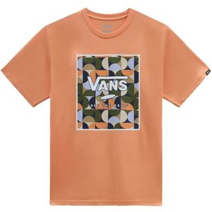 VANS - Classic Print Box - T-shirt - Zwart - Katoen