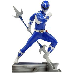 Power Rangers Mighty Blue Ranger Art Scale Figure Blauw