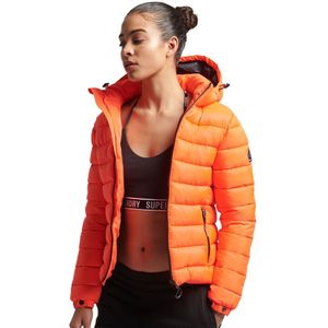 Superdry Classic Fuji Puffer Jacket Oranje XS Vrouw