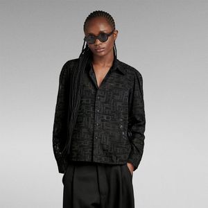G-star Boxy Long Sleeve Shirt Zwart XL Vrouw
