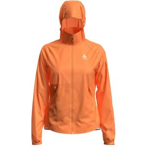 Odlo Zeroweight Dual Dry Wr Hoodie Jacket Oranje XS Vrouw