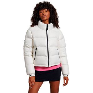 Superdry Luxe Alpine Down Padded Jacket Wit L Vrouw