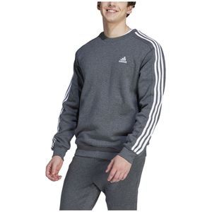 Adidas Essentials Fleece 3 Stripes Sweatshirt Grijs XL / Regular Man