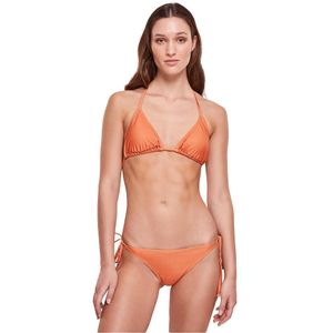 Urban Classics Recycled Triangle Bikini Oranje XL Vrouw
