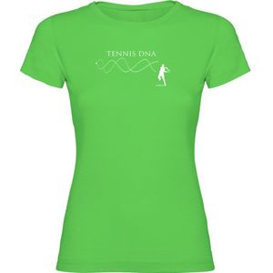 Kruskis Tennis Dna Short Sleeve T-shirt Groen M Vrouw