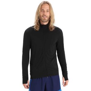 Icebreaker Zone Knit Zip Sweatshirt Zwart XL Man