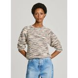 Pepe Jeansvoor vrouwen. PL702187 Hindy beige trui (L), Casual, Polyester