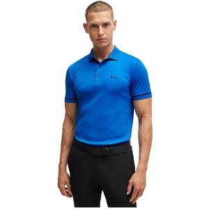 Boss Paule 10262274 Short Sleeve Polo Blauw L Man