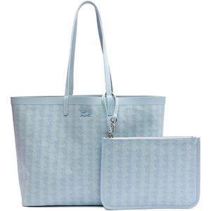 Lacoste Zely Mid Monogram Shopper Bag Blauw