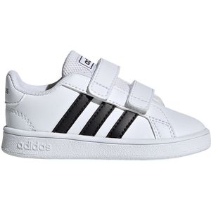 Adidas Grand Court Velcro Infant Trainers Wit EU 27