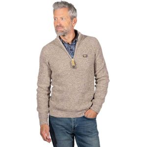 Nza New Zealand Drake Half Zip Sweater Beige 3XL Man