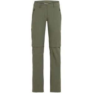 Vaude Farley Stretch Zip Off Pants Groen 44 Vrouw
