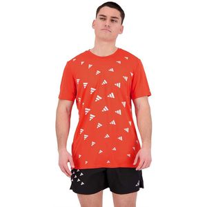 Adidas Brand Love Short Sleeve T-shirt Rood XS Man