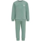 Hummel - hmlSANTO CREWSUIT - Trainingspak - Biologisch Katoen - Zwart