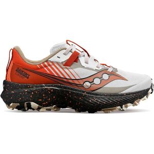 Saucony Endorphin Edge Trail Running Shoes Wit,Oranje EU 36 Vrouw
