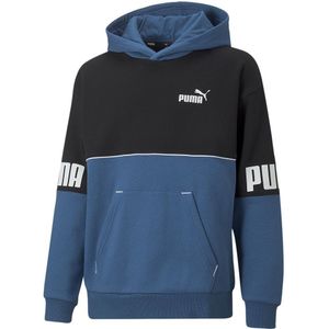 Puma Power Colorblock Fl Sweatshirt Blauw 3-4 Years