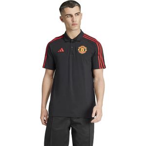 Adidas - Manchester United 24/25 DNA - Korte Mouw Poloshirt - Katoen