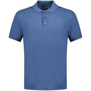 Le Coq Sportif - Ton, Ton - Poloshirt - Blauw - Korte Mouw